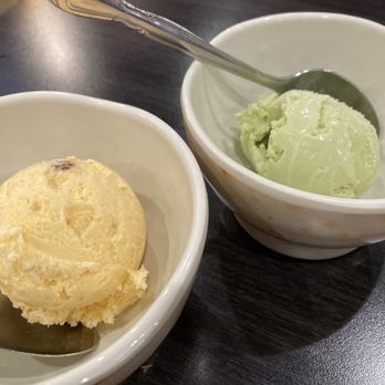 Sakura Sushi - Butter pecan and green tea ice cream - Japanese Near Me - Mesa, Arizona