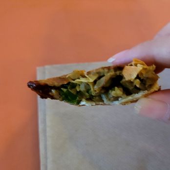 Abyssinia Restaurant - Inside lentil filling of fried sambusa - Ethiopian Near Me - Anaheim, California Abyssinia Restaurant - Inside lentil filling of fried sambusa - Ethiopian Near Me - Anaheim, California