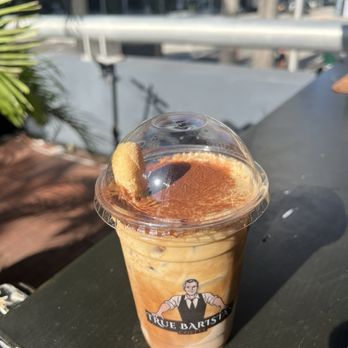 True Baristas Coffee - Tiramisu latte - asked for it to be made with minimal sweetness and it was so so good. - Coffee & Tea Near Me - Miami, Florida True Baristas Coffee - Tiramisu latte - asked for it to be made with minimal sweetness and it was so so good. - Coffee & Tea Near Me - Miami, Florida