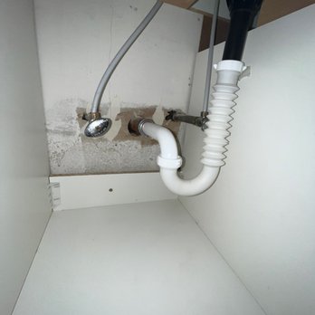 Gordon Paint - Plumbing work under vanity completed - Painters Near Me - Columbia, South Carolina