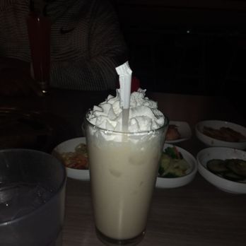 Kui Korean BBQ - My Virgin pina colada I couldn't drink since I was driving and I had a long drive back - Korean Near Me - Highland, Indiana