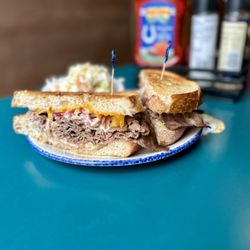 Loughmiller's Pub & Eatery - English Beef with cole slaw.