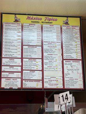 Menu photo 2 Mexico Tipico San Francisco, CA Menu photo 2 Mexico Tipico San Francisco, CA