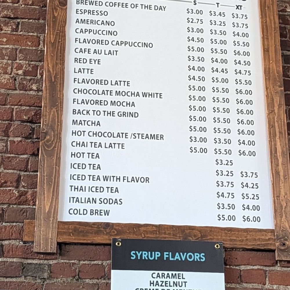 Back to the Grind - Drink menu - Coffee & Tea Near Me - Riverside, California