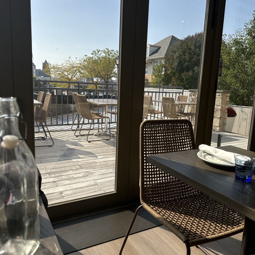 Avli - View out the restaurant - Greek Near Me - Milwaukee, Wisconsin