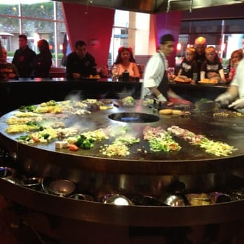 Fire + Ice - The grill cooks at work. - New American Near Me - Anaheim, California Fire + Ice - The grill cooks at work. - New American Near Me - Anaheim, California