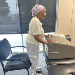 Select Physical Therapy - Monrovia - Mom standing more up right after 4 visits.