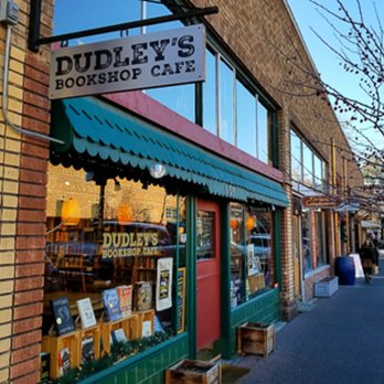 Dudley's Bookshop Cafe - the outside of the building - Bookstores Near Me - Bend, Oregon