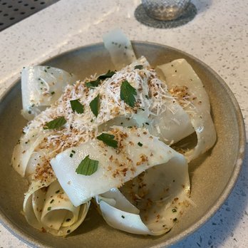 Meridian - Kohlrabe Caesar Salad - New American Near Me - Dallas, Texas Meridian - Kohlrabe Caesar Salad - New American Near Me - Dallas, Texas