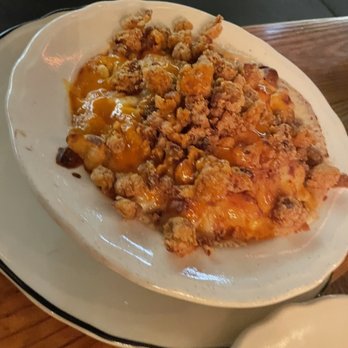 Haberdish - Mac and cheese with crispy chicken skins - Southern Near Me - Charlotte, North Carolina Haberdish - Mac and cheese with crispy chicken skins - Southern Near Me - Charlotte, North Carolina
