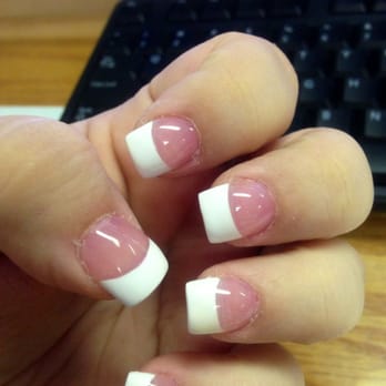 Love Nails - This was done by Tina. Clear tips, and she hand did the french tip. I have a small nail bed so this option was PERFECT for me. - Nail Technicians Near Me - Chino, California Love Nails - This was done by Tina. Clear tips, and she hand did the french tip. I have a small nail bed so this option was PERFECT for me. - Nail Technicians Near Me - Chino, California