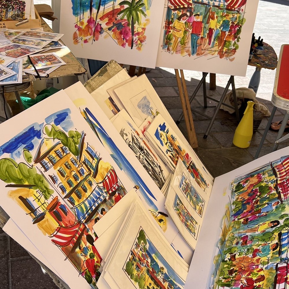 Marché aux Fleurs - Watercolors - Florists Near Me - Nice, 06