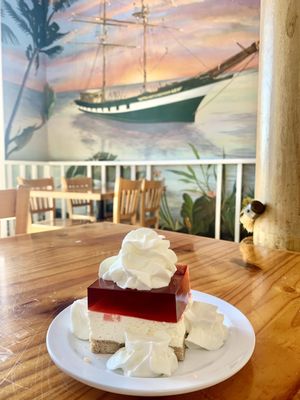 Photo of Back Home In Lahaina - Carson, CA, US. Jello Cheesecake Slice