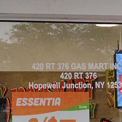 Location of the gas station.