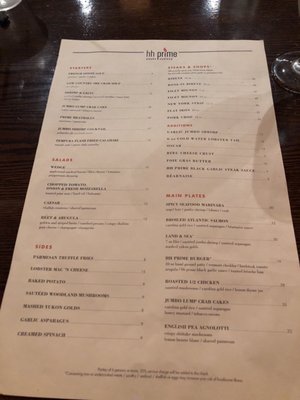 Menu photo 2 HH Prime Hilton Head Island, SC