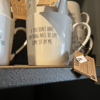 Vita Vite Downtown - coffee mugs on a shelf - Wine Bars Near Me - Raleigh, North Carolina Vita Vite Downtown - coffee mugs on a shelf - Wine Bars Near Me - Raleigh, North Carolina