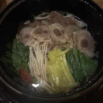 San Ho Won - Beef shank jeongol with knife cut wheat noodles - Korean Near Me - San Francisco, California