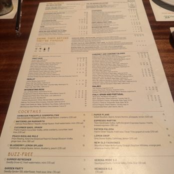 Seasons 52 - Drink menu - New American Near Me - Costa Mesa, California Seasons 52 - Drink menu - New American Near Me - Costa Mesa, California