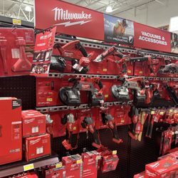 Northern Tool + Equipment - The Milwaukee branded items were nicely arranged