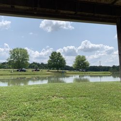 Harper’s Ridgetop Market - The lake out back for fishing. And they sell firewood!