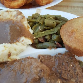 Country Market - Country steak with real mashed taters. - American Near Me - Maiden, North Carolina