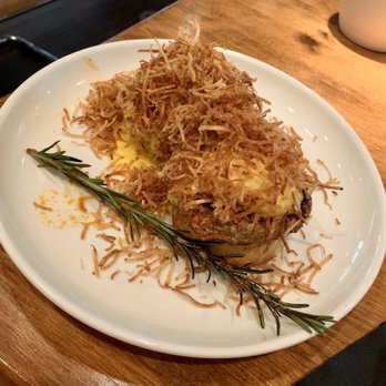 Ariete - Frita Benedict with Spanish chorizo - New American Near Me - Miami, Florida