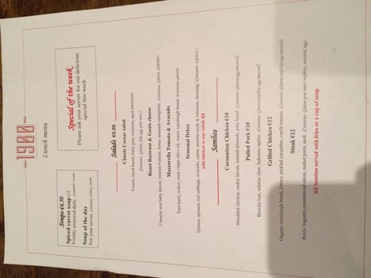 Menu photo 7 1900 Dublin, D