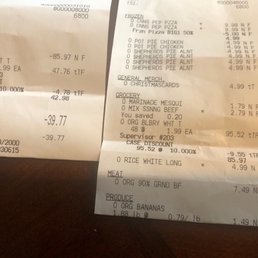 Double Charged $85.97, so half of $85.97 is not $39.77.