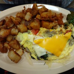 Spinach omelette