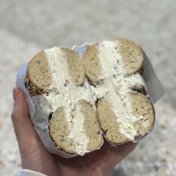 Poppy Bagels - Lemony Lox on Everything Bagel - Bagels Near Me - Oakland, California
