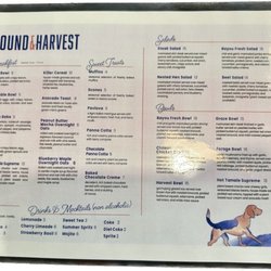 Hound and Harvest - Breakfast menu