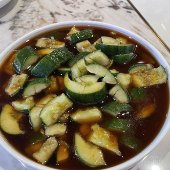 Dolan Uyghur Restaurant - Cucumber salad.  The skin was a little bit too hard to chew. - Kebab Near Me - Falls Church, Virginia