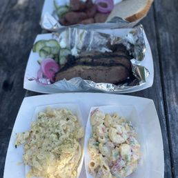 Macaroni & cheese & Puerto Rican Potato Salad