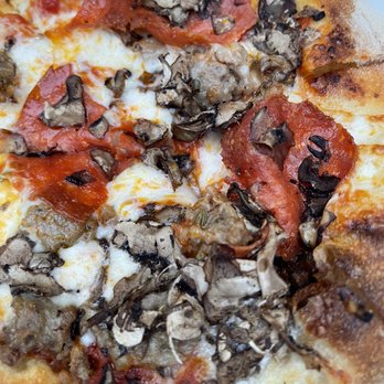 California Pizza Kitchen - Mushroom Pepperoni Sausage - Pizza Near Me - Atlanta, Georgia California Pizza Kitchen - Mushroom Pepperoni Sausage - Pizza Near Me - Atlanta, Georgia