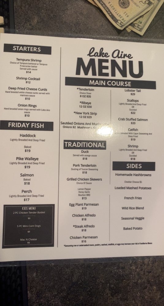 LAKE AIRE SUPPER CLUB Updated September 2024 23 Reviews N2815