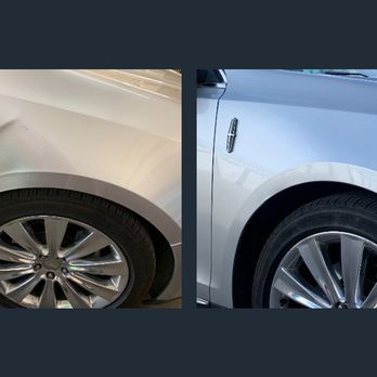Foothills Dent Repair - Lincoln MKZ fender repair before and after - Mobile Dent Repair Near Me - Denver, Colorado Foothills Dent Repair - Lincoln MKZ fender repair before and after - Mobile Dent Repair Near Me - Denver, Colorado