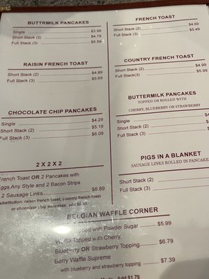 Menu photo 2 Nick's Family Restaurant Sodus, NY