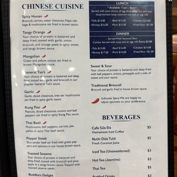Bep Saigon Asian Kitchen - Chinese cuisine options/ menu 5/2/25 - Vietnamese Near Me - Austin, Texas