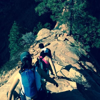 Angel's Landing - The narrow path - Hiking Near Me - Springdale, Utah Angel's Landing - The narrow path - Hiking Near Me - Springdale, Utah