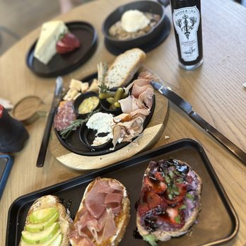 The Cuterie - Three of the Toasties (besides dessert, these were my fave!) - Wine Bars Near Me - Conroe, Texas The Cuterie - Three of the Toasties (besides dessert, these were my fave!) - Wine Bars Near Me - Conroe, Texas