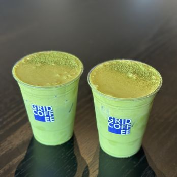 Grid Coffee - Double Matcha Latte - Coffee & Tea Near Me - Santa Ana, California