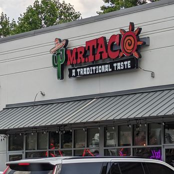 Mr Taco - the front of a restaurant - Mexican Near Me - Alpharetta, Georgia
