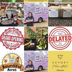 Savory Farmers Market - The Flyer I received!!