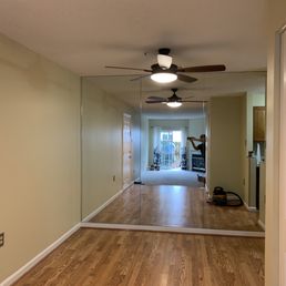 Wall length mirrors replaced by Image Wall length mirrors replaced by Image