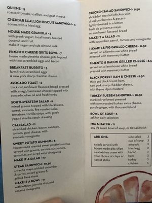 Menu photo 5 Juniper Market Saint Augustine, FL