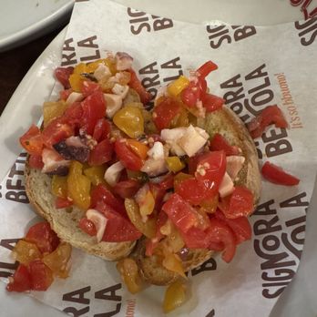 Signora Bettola - Pulpo bruschetta - Napoletana Near Me - Naples, NA