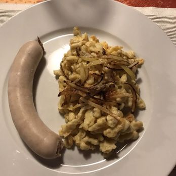 Restaurant Linde - The Spaetzle is perfect. - Swiss Food Near Me - Appenzell, AI