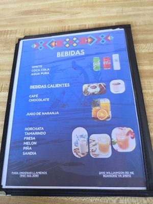 Menu photo 1 Que Chilero Restaurant Roanoke, VA