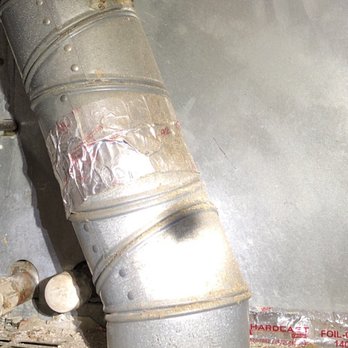 All Pro Environmental Solutions - Debris left after Sirris Abatement removed the duct that had Asbestos - Damage Restoration Near Me - Cypress, California