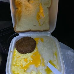 Foster Food Mart - Grits eggs cheese turkey sausage